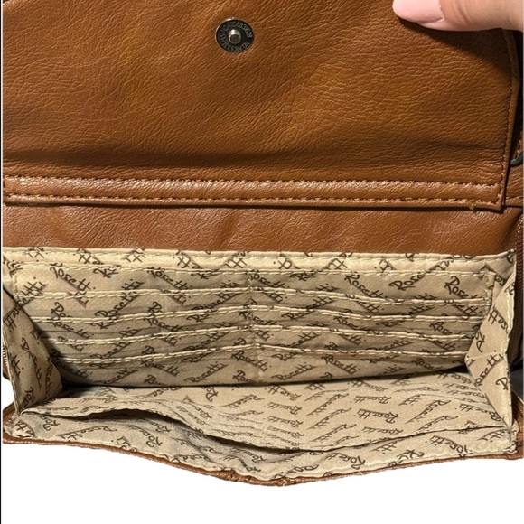 Brown Leather Crossbody Bag Rossetti - Picture 3 of 9